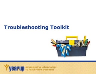 Troubleshooting Toolkit
 