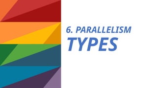 6. PARALLELISM
TYPES
 