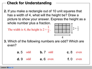 Rectangle Odd Lesson 33 Powerpoint | PPT