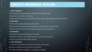 Introduction to Scatter Plot and Bivariate data | PPT