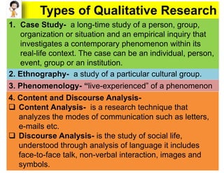 Why Using Qualitative Study Qualitative Research: Importance in Daily Life | PPTX