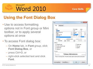 Word Lesson 3A PPT | PPTX
