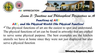 Lesson 3 Art Appreciation functions of art.pptx