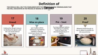 LESSON III BAKING TERMINOLOGIES. pptx. | PPTX