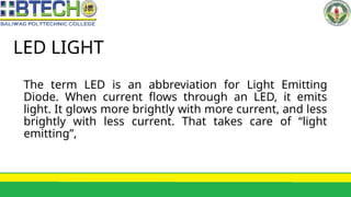 Led Abreviation LESSON 3 Breadboard Circuits PPT for EPAS | PPTX