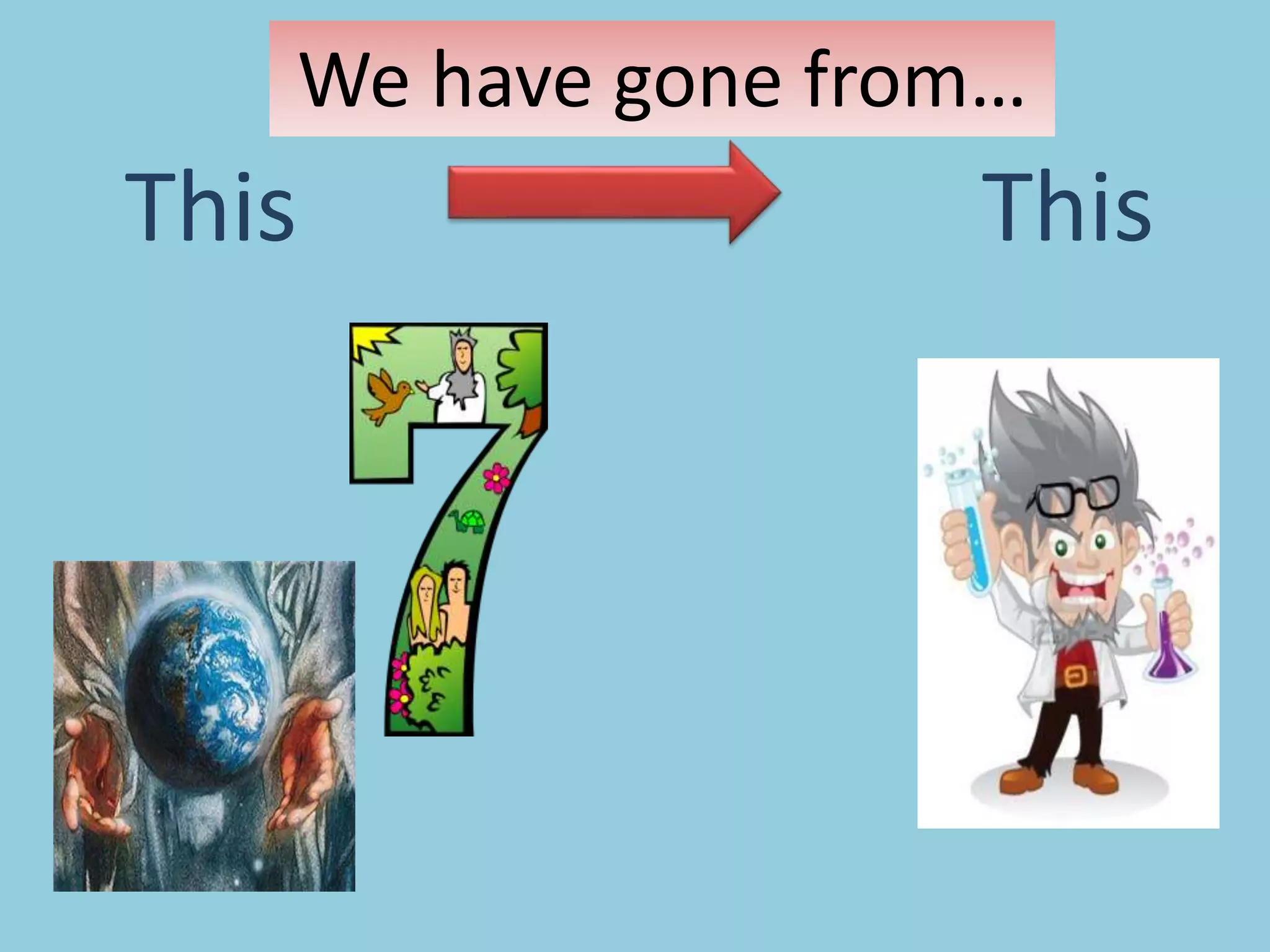 We have gone from…
This This
 