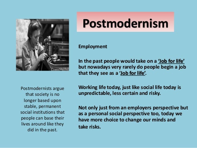 when did postmodernism start