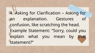 Effective Conversation Strategies and Politeness Markers for Personal ...