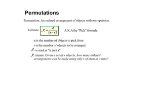 Permutations




               336
 