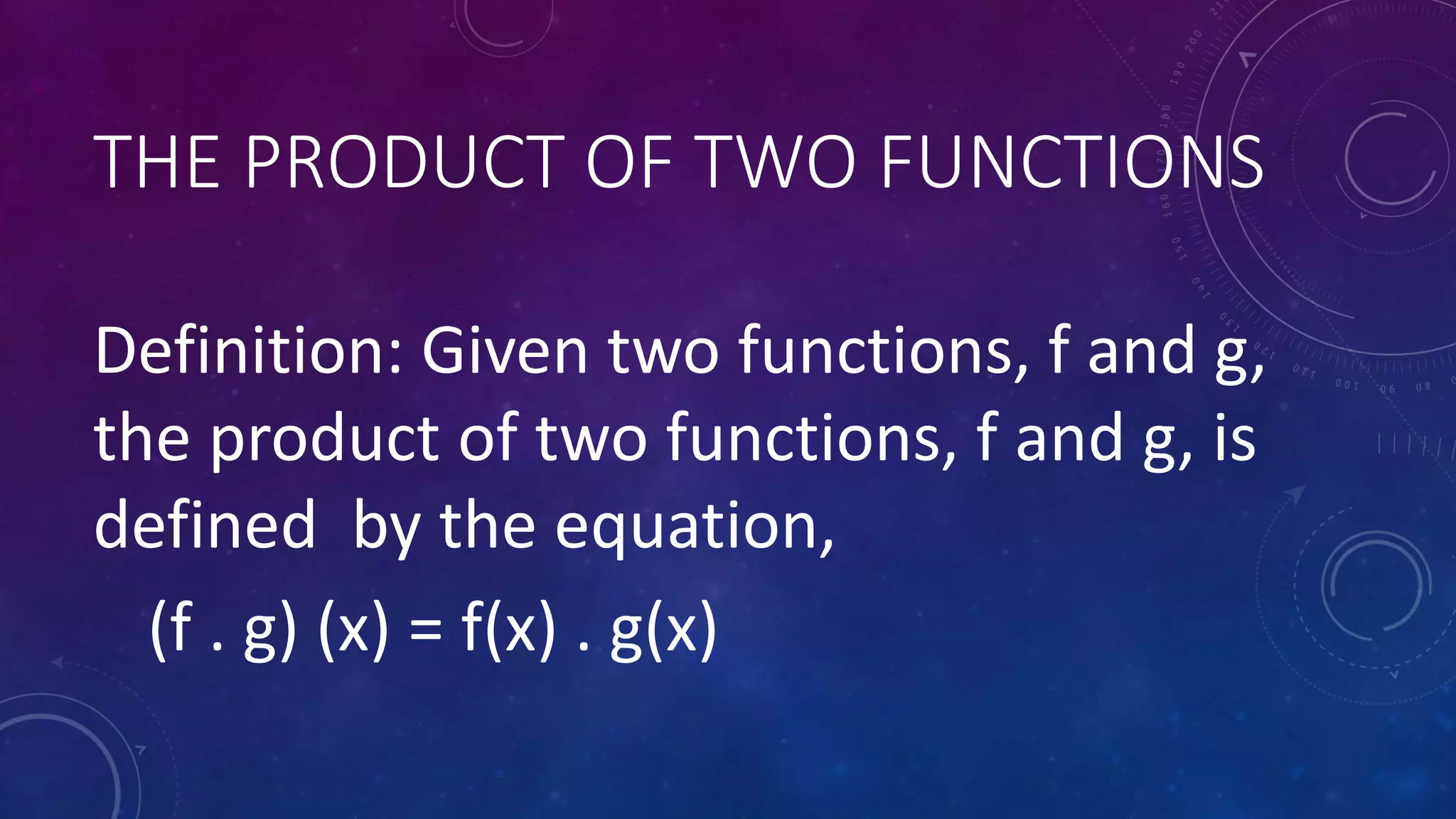 Lesson 3 Operation on Functions | PPTX | Chemistry | Science