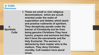 Spiritistic Practices Continuation-The Fallacy of Superstition and Idolatry(Spiritual Self ...
