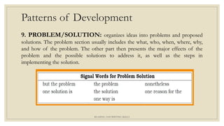 Lesson 3 Patterns of Development.pptx hahhaha | PPTX