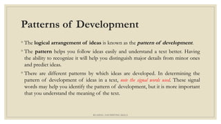 Lesson 3 Patterns of Development.pptx hahhaha | PPTX
