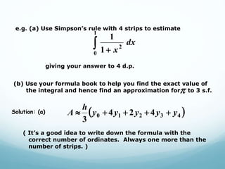 Lesson 3 simpsons rule | PPTX