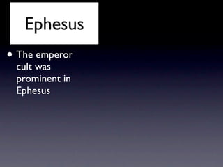 The emperor cult was prominent Temple to Domitian especially impressive 