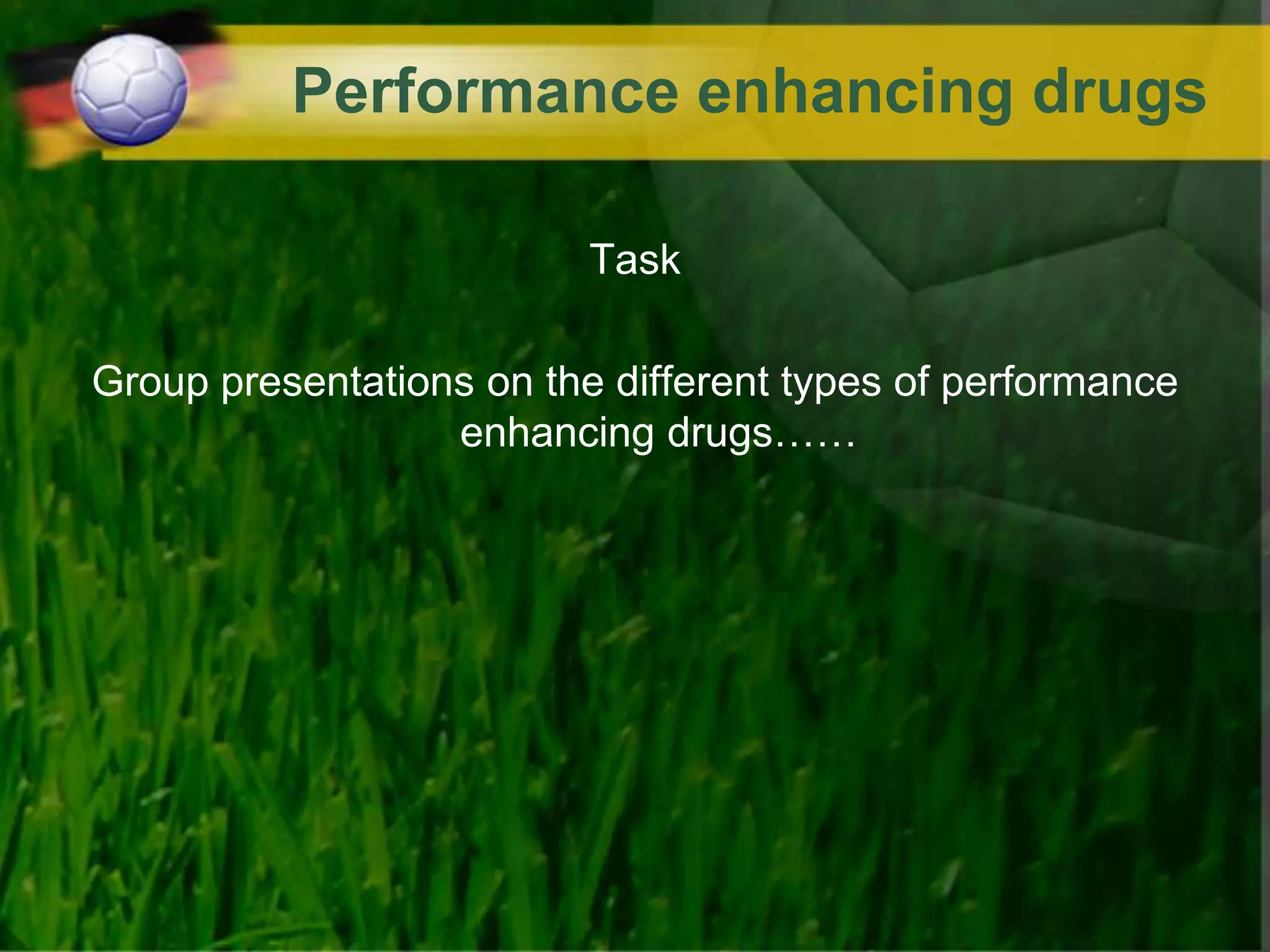 1.2.1 Lesson 4 - drugs part 2