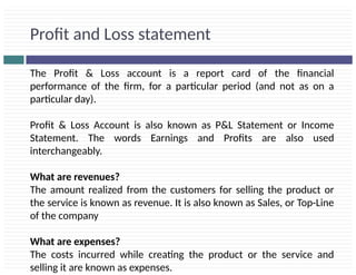 Comprehensive Guide to Finance Management: Profit & Loss and Balance ...