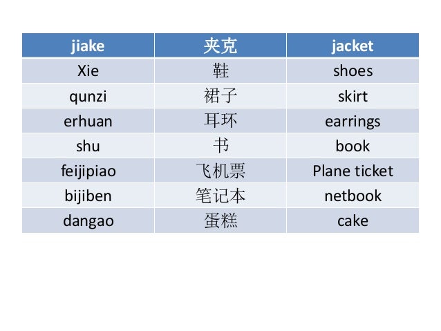 Lesson4 Mandarin