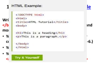 Lesson4.9 a u4l2 html | PPT