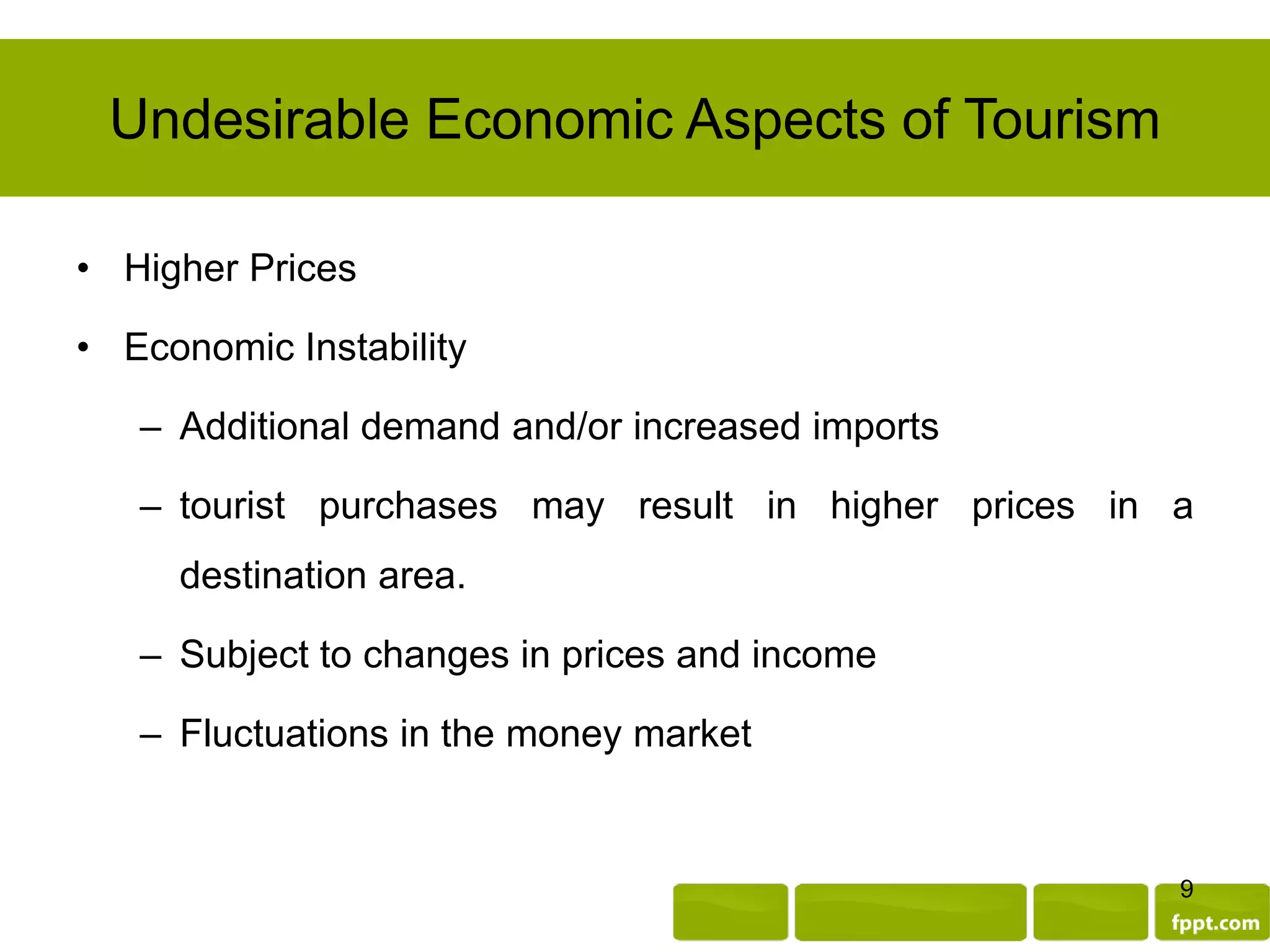 The Economics of Tourism | PPT