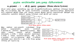 jUf;f thapy;fspd; eilKiw gpuNahfq;fs;
cjhuzk; - 1 : tPl;L myhu Kiwik (Home alarm System)
tPl;by; fs;th; Eioa Kw;gLk;NghJ mJ gw;wp tPl;bDs;NsapUg;NghUf;F mwptpf;Fk; rkpf;iQj; njhFjp
fPNo fhl;lg;gl;Ls;sJ. ,J OR jUf;f thapy;fisg; gad;gLj;jp mikf;fg;gl;Ls;sJ. ,jd;%ykhf
tPl;L ad;dy;fs; ,uz;;L kw;Wk; Kd;> gpd;Gwf; fjTfs; ,uz;L Mfpad ghJfhf;fg;gLk;. ,tw;Ws; ve;j
ad;diyNah fjitNah jpwe;jhy; Mgj;J rkpf;iQf; fUtp ,aq;fp xyp vOg;Gk;.
,e;j Rw;wpid eilKiwapy; gad;gLj;Jk; NghJ
Id;dy; fjTfSf;Fhpa jUf;f thapy;fs;>
czhpfSld; (Sensors) ,izf;fg;gl;bUf;Fk;. ,e;j
Rw;wpy; ad;dy;> fjTfs; Mfpad jpwe;Jd;d
epiyf;Fhpa cs;sPL 1 vdTk; %bAs;s re;jh;g;gj;jy;
cs;sPL 0 vdTk; nfhs;sg;gl;Ls;sJ. fPNo cs;s
cUtj;jpy; fhl;lg;gl;Ls;sthW ,jd; cs;sPLfs;
midj;Jk; %ba epiyapy; 0 Mf cs;s NghJ Mgj;J
rkpf;iQ xyp vOgg;glhJ.
tPl;bd; Mgj;J mwptpg;Gr; rkpf;iQ Kiwik
tPl;bd; Mgj;J mwptpg;Gr; rkpf;iQ Kiwik %yk; rkpf;iQ
vOg;gg;glhj re;jh;g;gk;
 