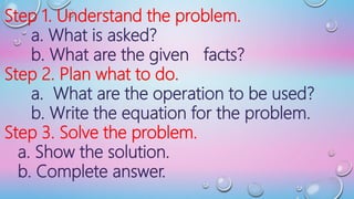 Problems Involving Multiplication | PPTX