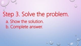 Problems Involving Multiplication | PPTX