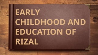 Childhood of Jose Rizal Powerpoint .pptx