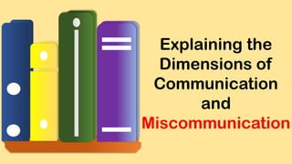 LESSON 4 Explaining the Dimensions of Communication and ...