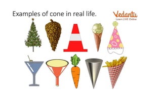 Examples of cone in real life.
 