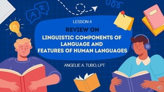 Linguistic Components of Language and Features of Human Languages.pdf