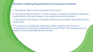 Comprehensive Guide to Food Labeling and Packaging Requirements under ...