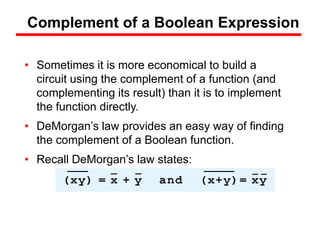 Lesson 4 - Boolean Algebra.pdfvvdfvdvbdbdbd | PDF