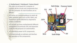 Comprehensive Overview of Computer Devices and Peripherals Hardware | PPTX