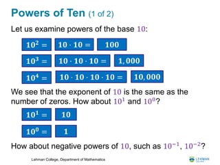 Lesson 4: Decimal to Scientific Notation | PPTX