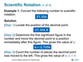 Lesson 4: Decimal to Scientific Notation | PPTX