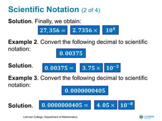 Lesson 4: Decimal to Scientific Notation | PPTX