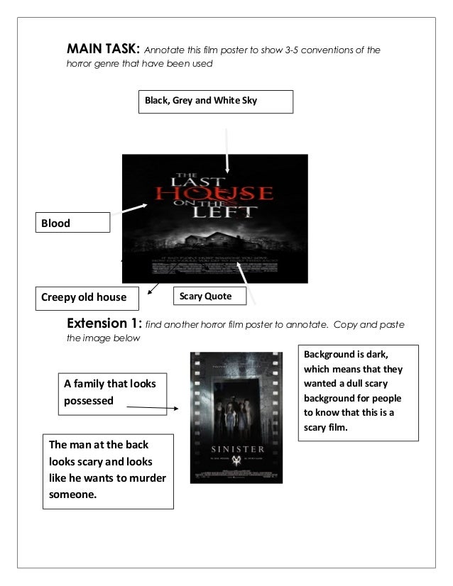 Genre Worksheet