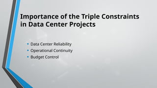Comprehensive Guide to Implementing Data Center Projects Successfully ...