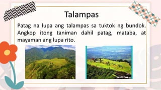 Talampas Drawing.pdf Lesson 4- Katangiang Heograpikal Ng Pilipinas- Anyong Lupa.pptx