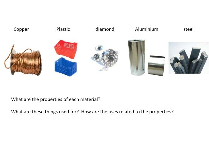 Lesson 4 physical properties of materials and their uses