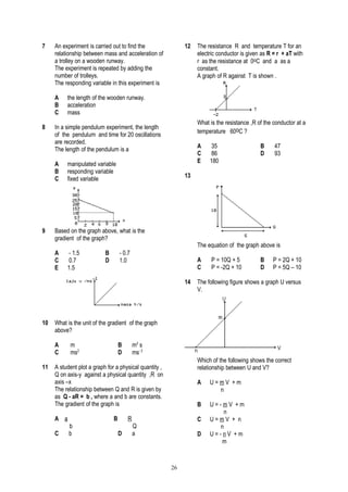 Scientific Investigations