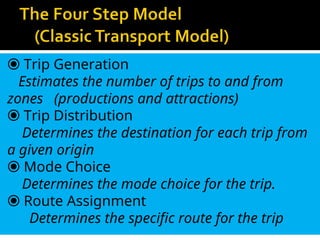Comprehensive Transport Planning and Travel Demand Forecasting for ...