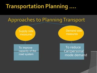 Comprehensive Transport Planning and Travel Demand Forecasting for ...