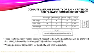 Relative Priority Concept selection | PPTX