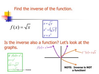 Lesson 4A - Inverses of Functions.ppt