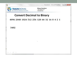 Lesson 4 binary number | PPTX