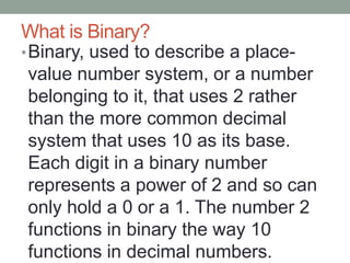Lesson 4 binary number | PPTX