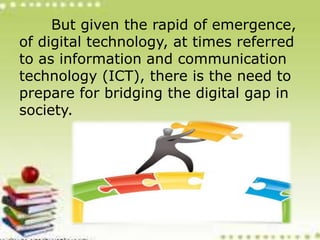 educational technology 2 Lesson 4 bridging the generation gap | PPTX