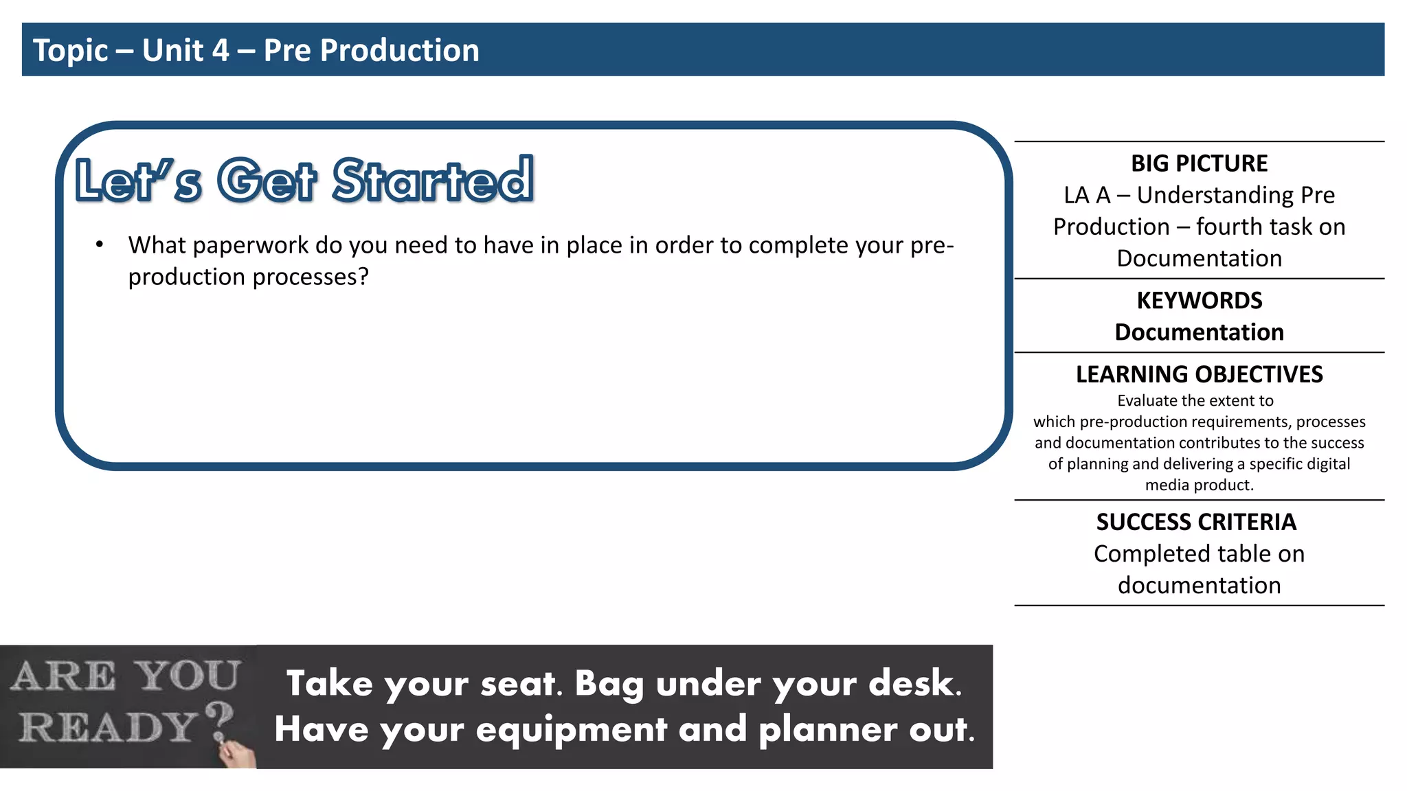 Lesson 4 documentation | PPT